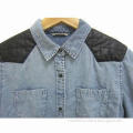 Women's Casual Jackets, Denim Fabric with Front Button, OEM and ODM Orders are Welcome